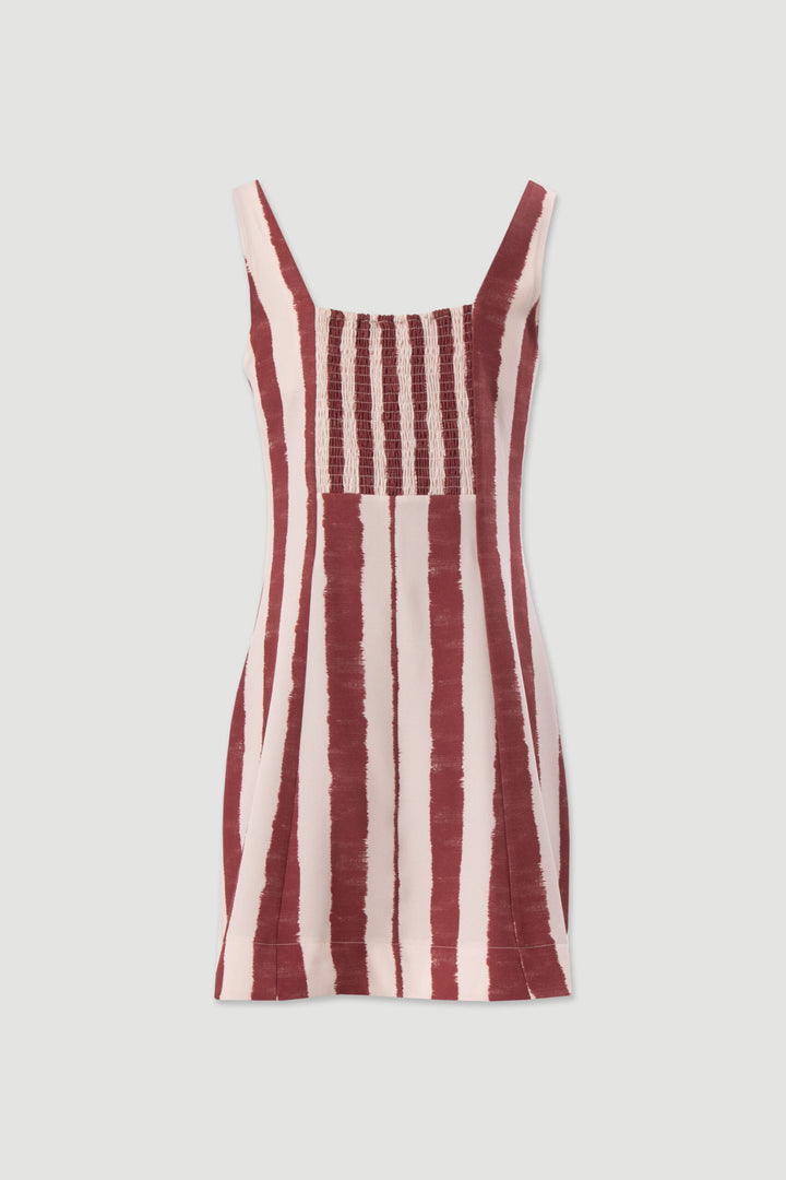VESTIDO CURTO BORDO AS RISCAS FERRACHE