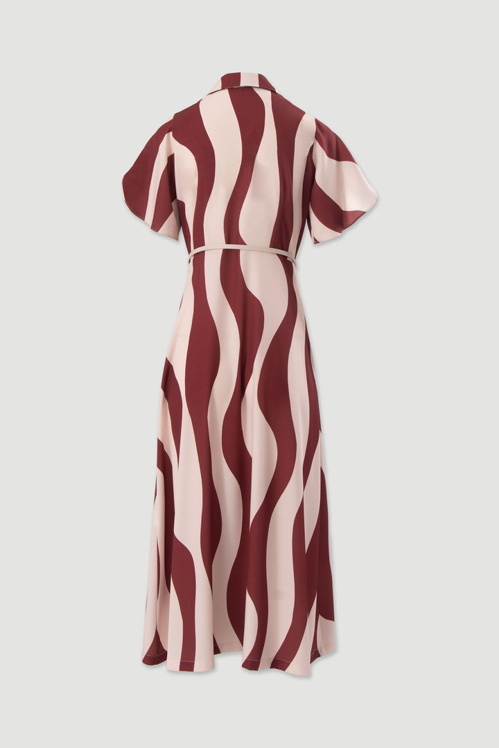 VESTIDO MIDI ESTAMPADO FERRACHE