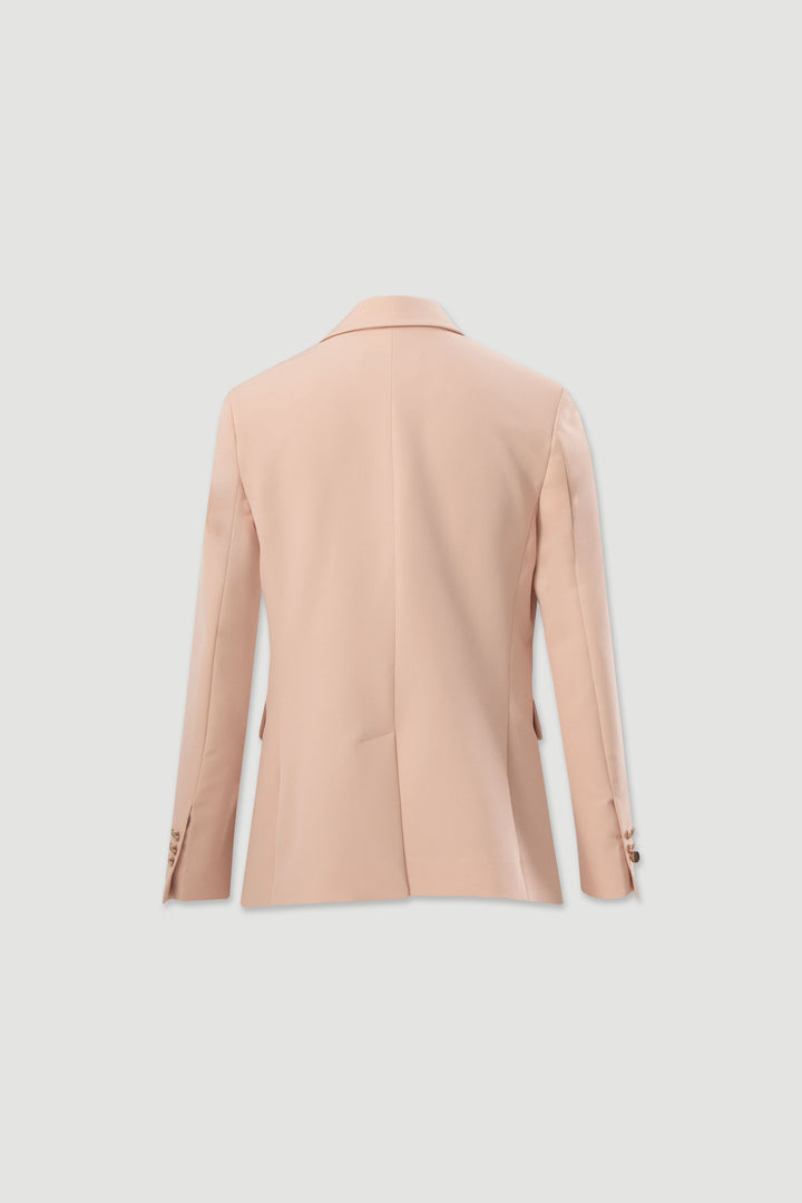 BLAZER BEGE CLÁSSICO CINTADO FERRACHE