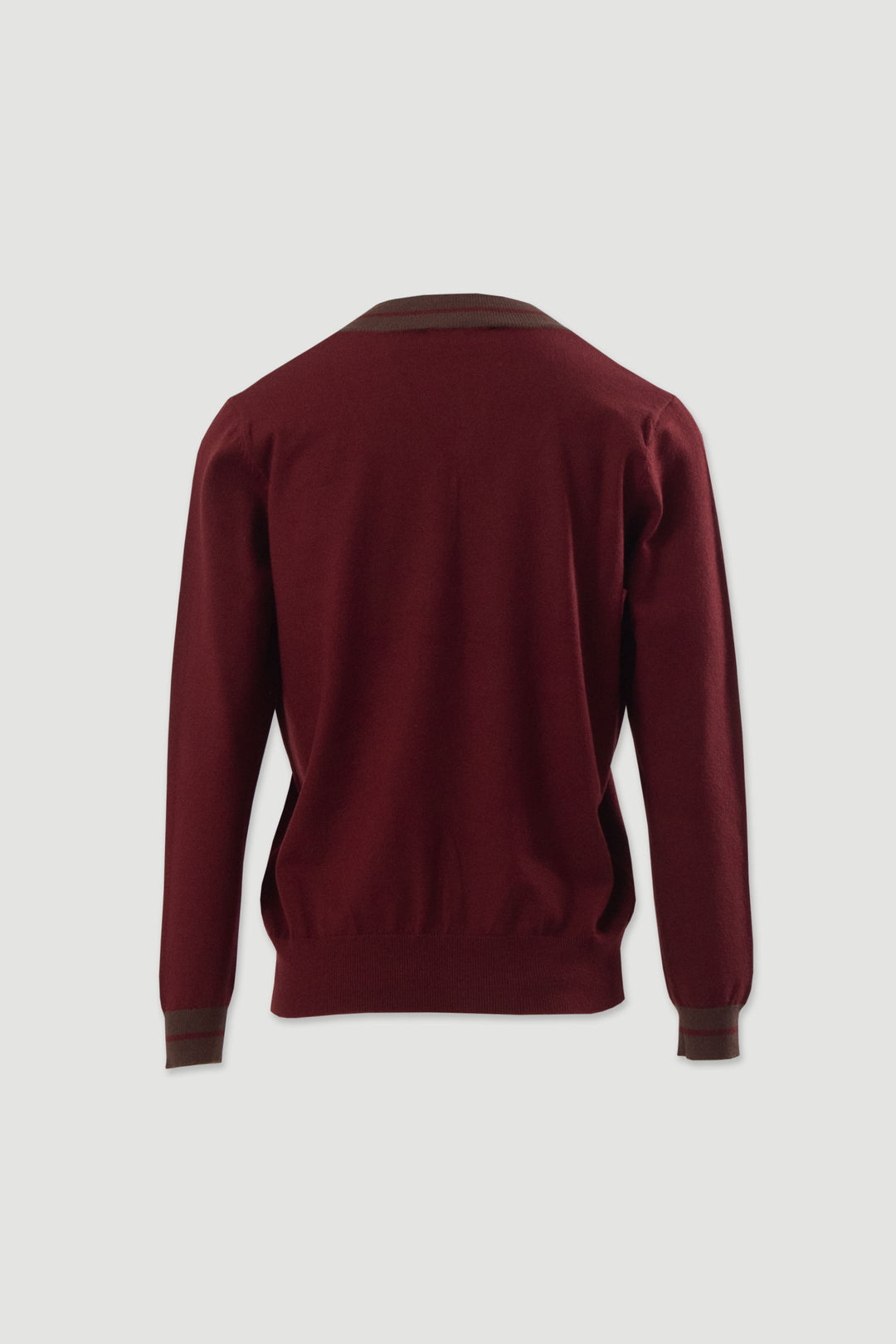CAMISOLA DE MALHA BORDO COM DECOTE EM V CONTRASTANTE FERRACHE