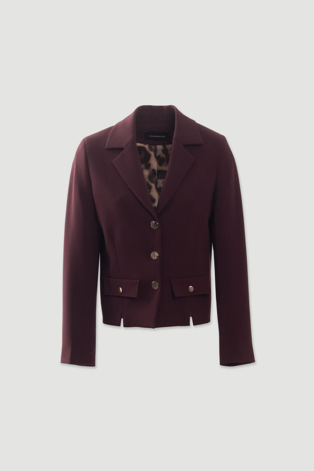 BLAZER CURTO BORDÔ ESTRUTURADO FERRACHE