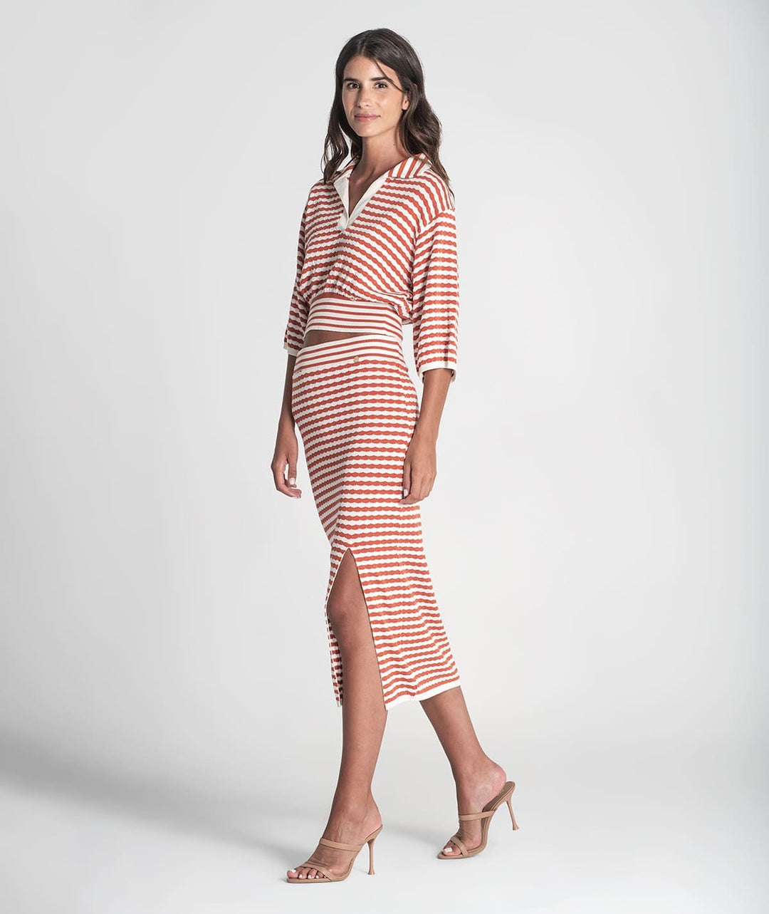 CAMISOLA POLO TELHA RUGA