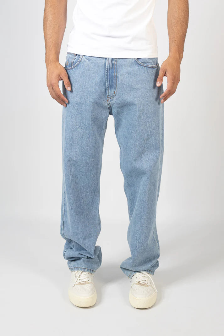 CALÇA DE GANGA AZUL CLARA RELAX FIT JOVITS