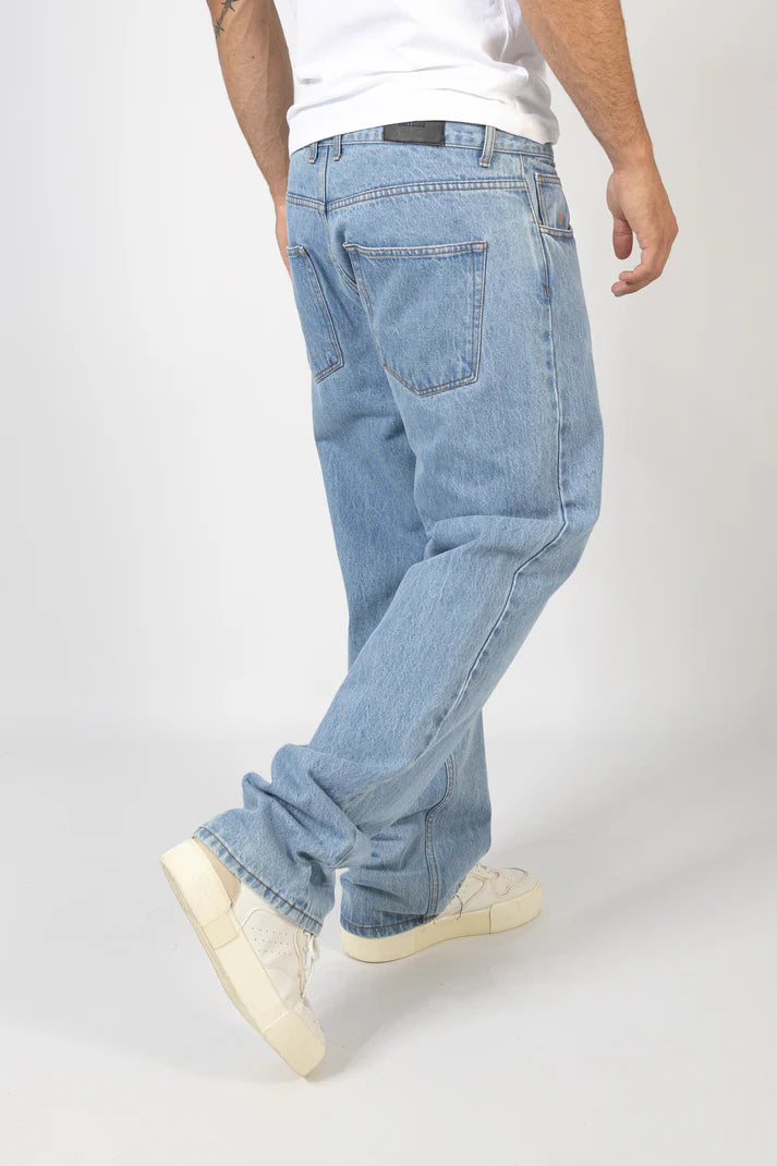 CALÇA DE GANGA AZUL CLARA RELAX FIT JOVITS