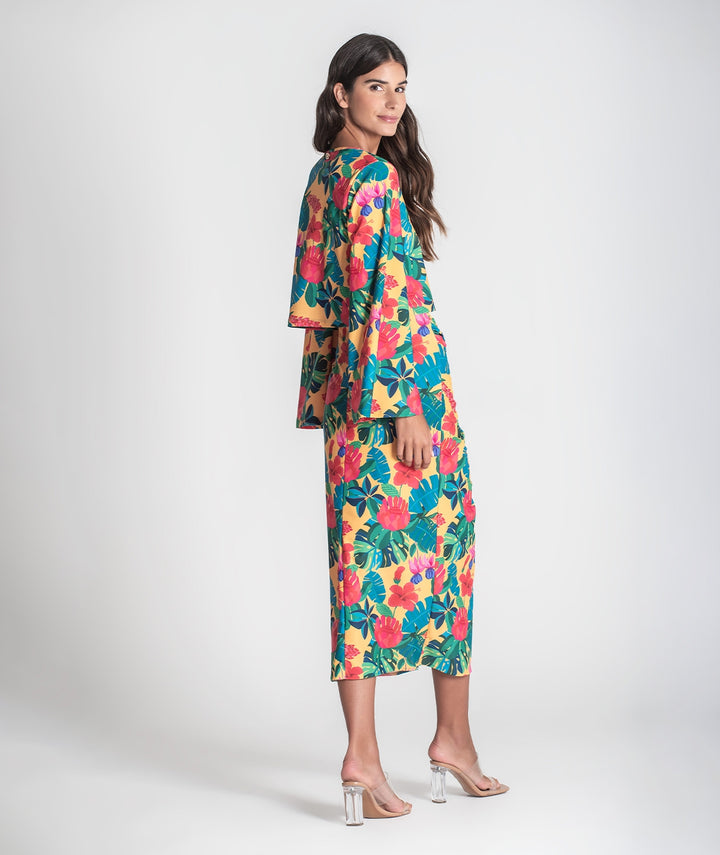 SAIA COM PADRÃO FLORAL