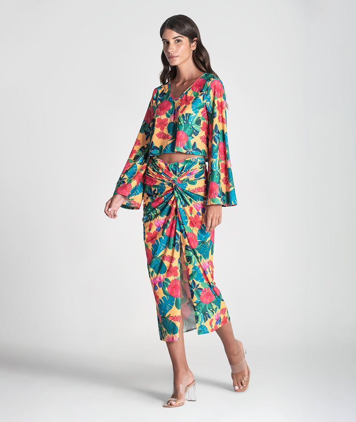 SAIA COM PADRÃO FLORAL