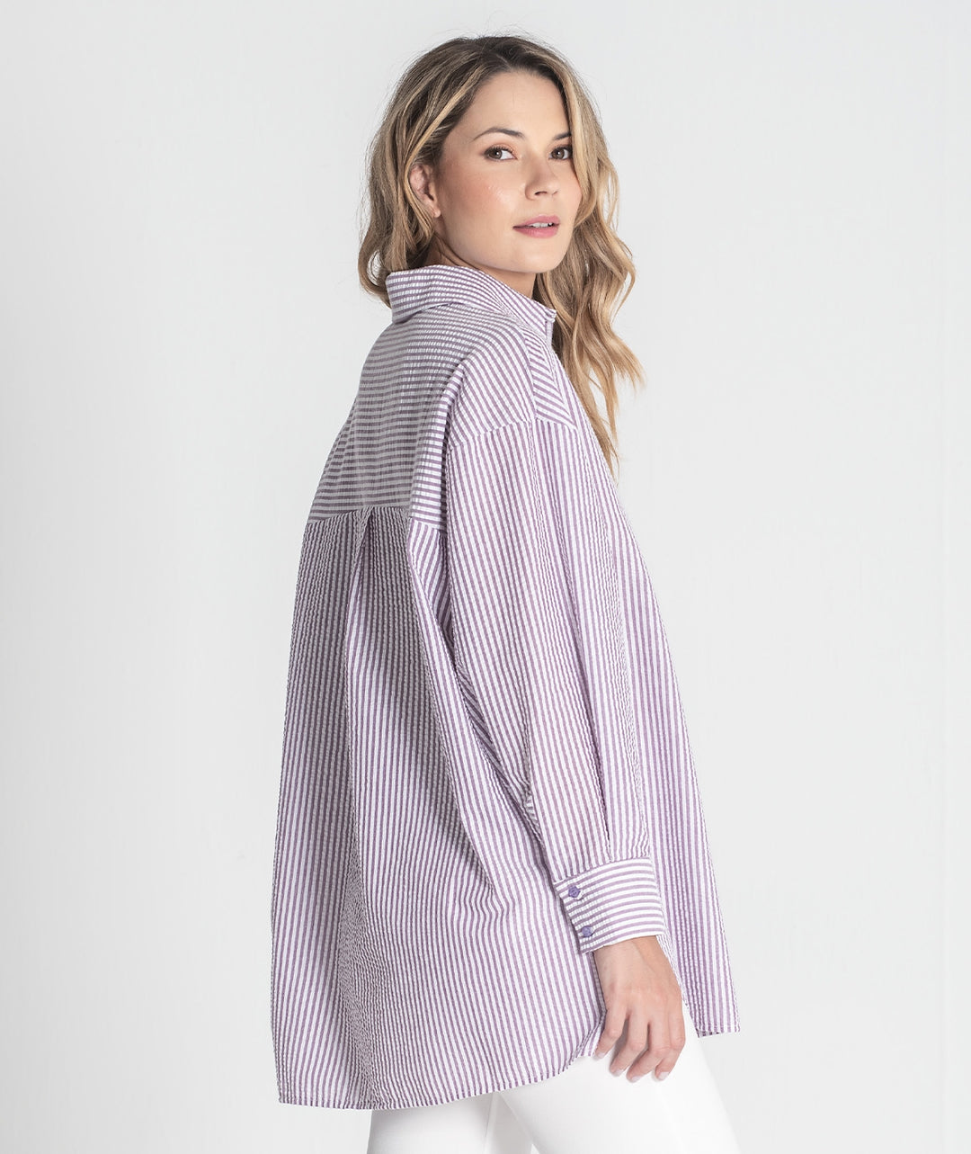 CAMISA RISCAS LAVANDA RUGA