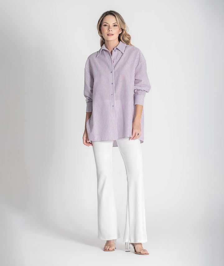 CAMISA RISCAS LAVANDA RUGA