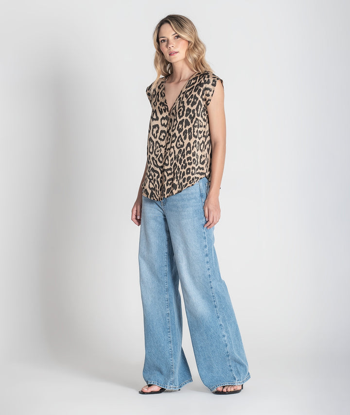 BLUSA ANIMAL PRINT RUGA