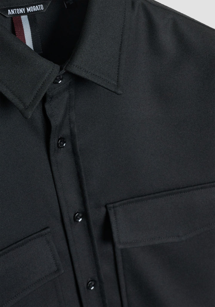 CAMISA RELAXED FIT PRETA  ANTONY MORATO