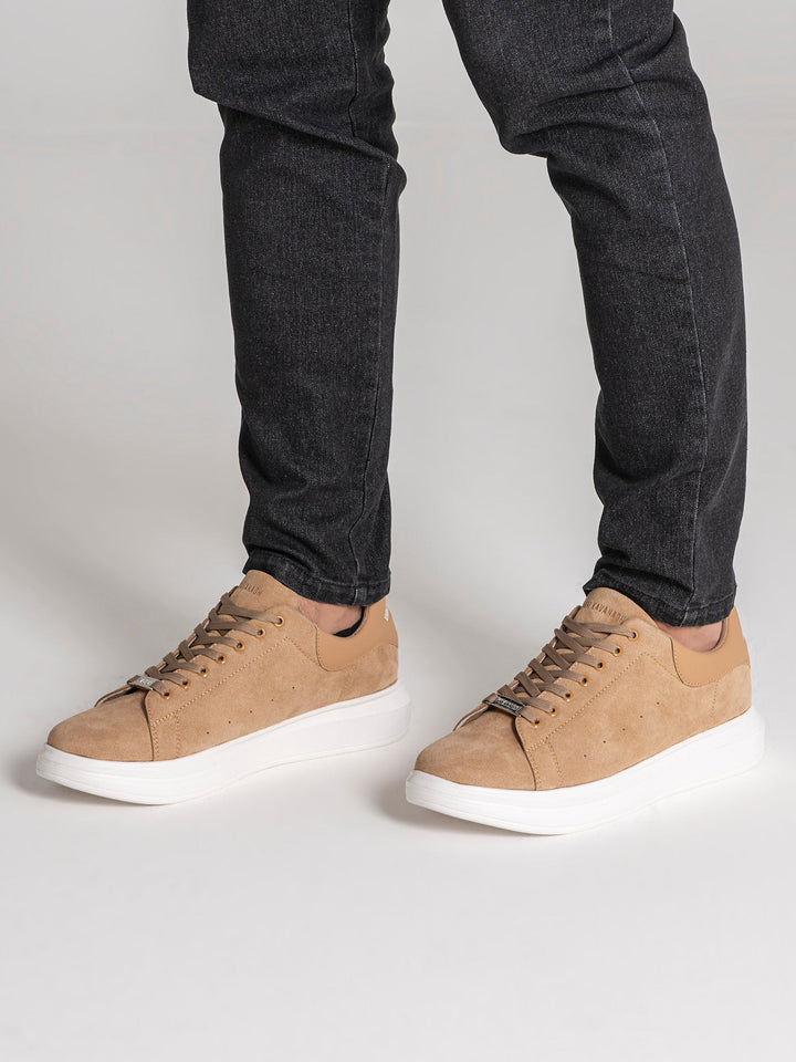 Sapatilhas Camel Bicolor Ponto Chic