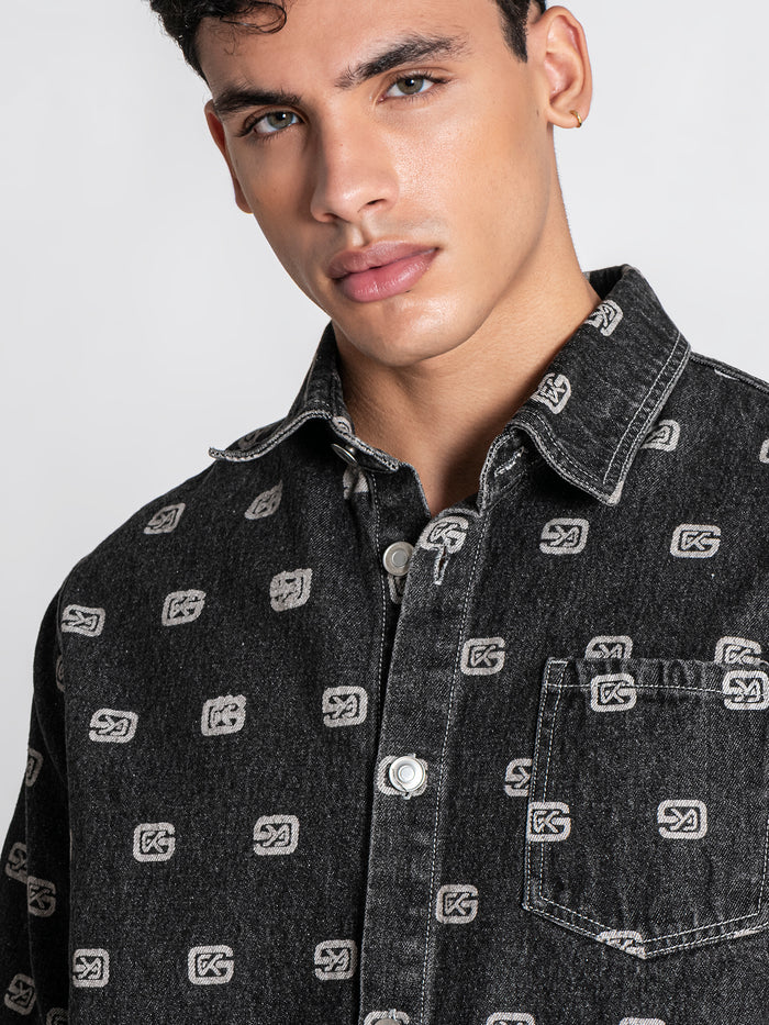 CAMISA CINZENTA GK DENIM PONTO CHIC
