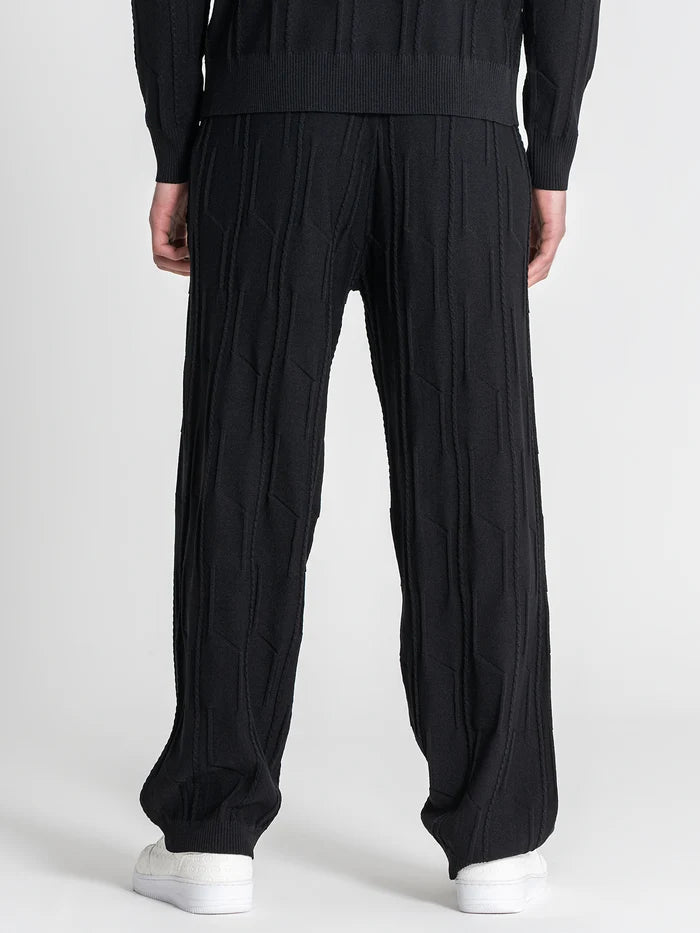 CALÇA PRETA EM MALHA KNIT PONTO CHIC