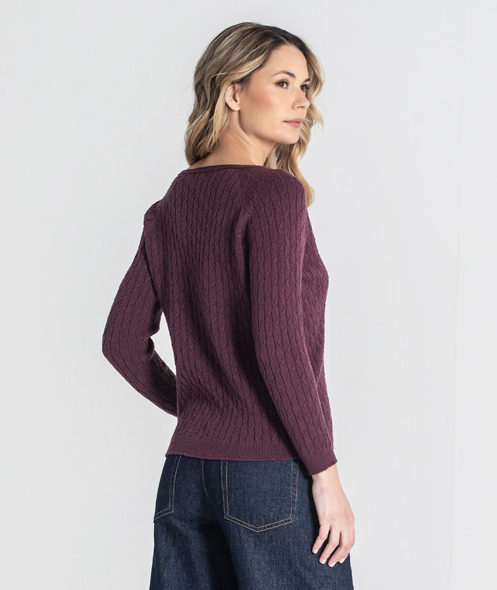 CAMISOLA BORDÔ COM TEXTURA RUGA