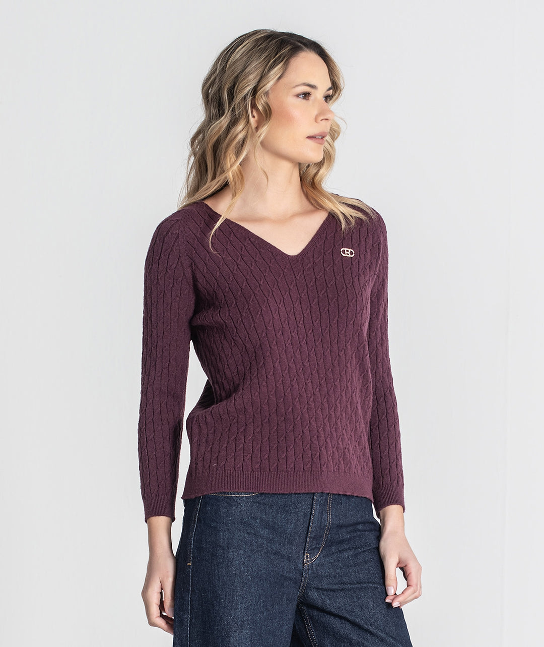 CAMISOLA BORDÔ COM TEXTURA RUGA
