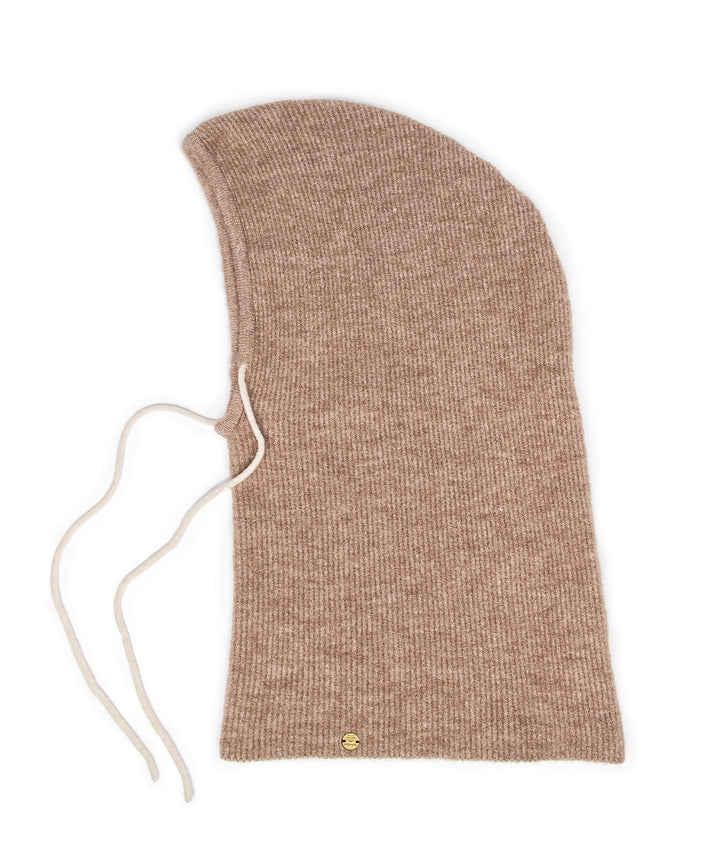 BALACLAVA TAUPE EM MALHA SUAVE  RUGA