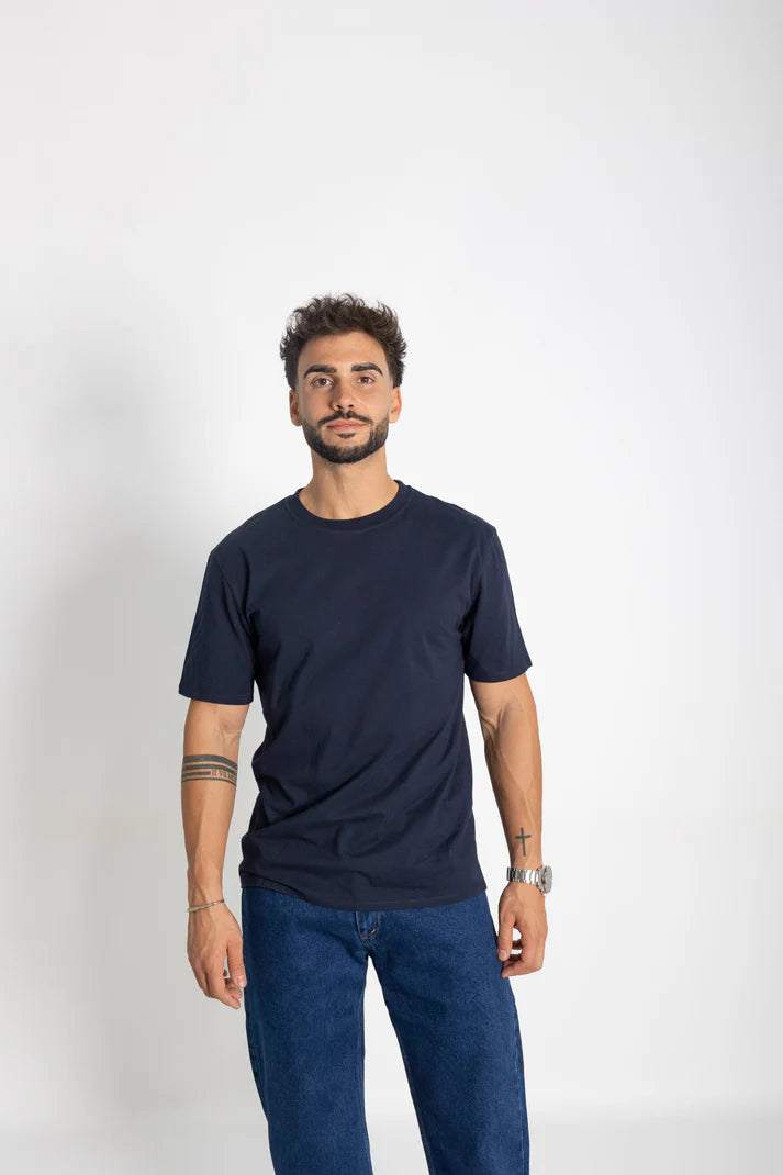 T-SHIRT BÁSICA OVERSIZE MARINHO JOVIT´S