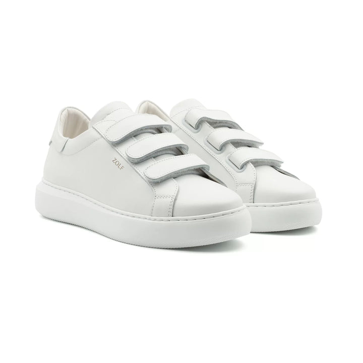 SAPATILHA BRANCA COM VELCRO ZOLF