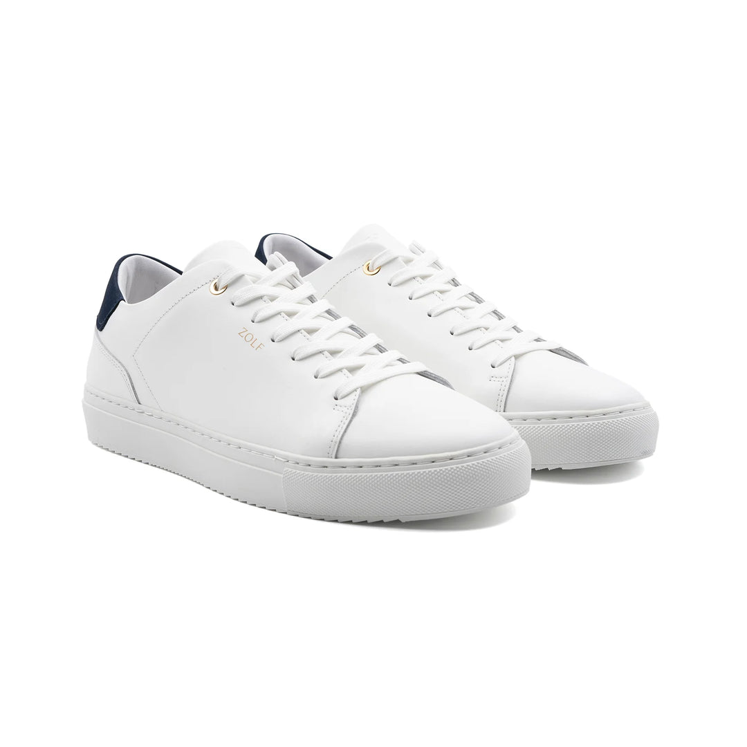 SAPATILHA CASUAL BRANCO COM AZUL ZOLF