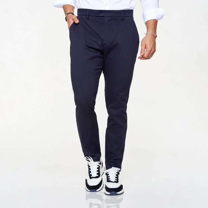 CALÇA CHINO SLIM FIT AZUL ZOLF