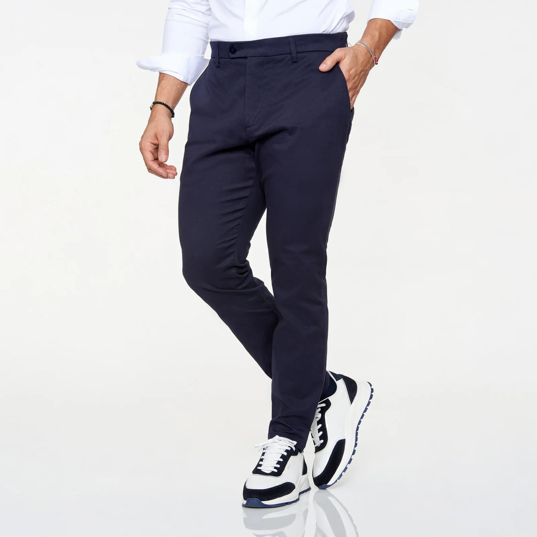 CALÇA CHINO SLIM FIT AZUL ZOLF