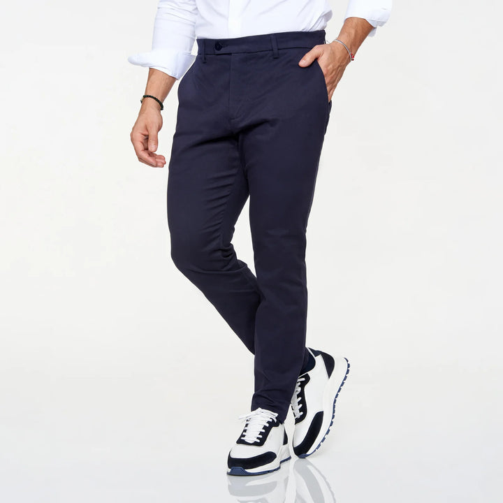 CALÇA CHINO SLIM FIT AZUL ZOLF