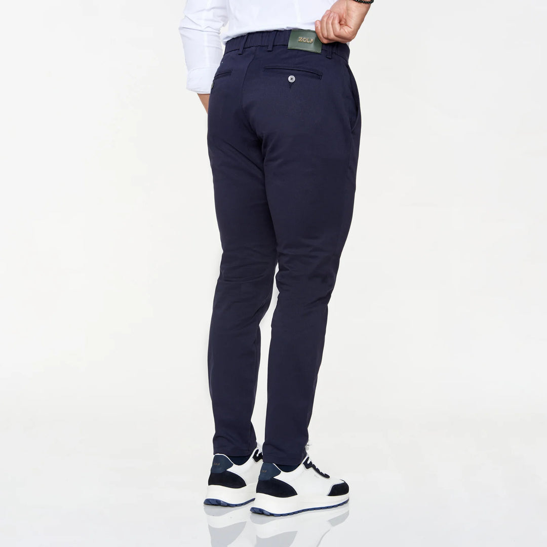 CALÇA CHINO SLIM FIT AZUL ZOLF