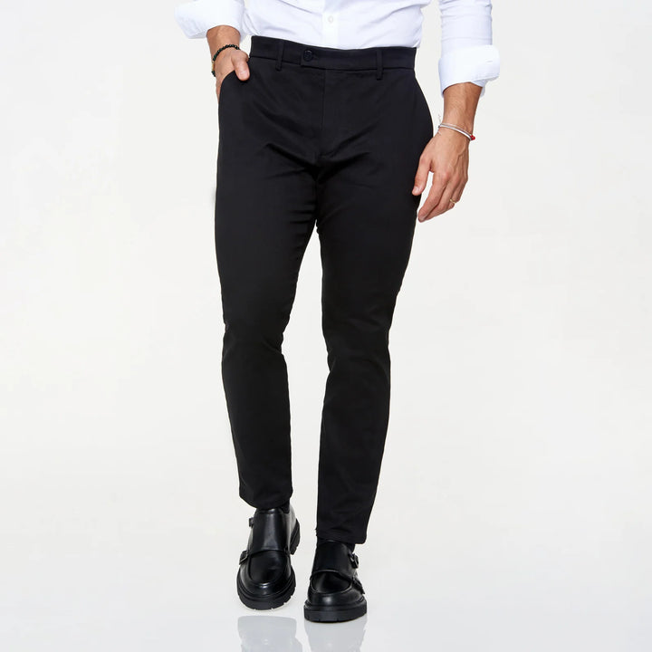 CALÇA CHINO SLIM FIT PRETO ZOLF