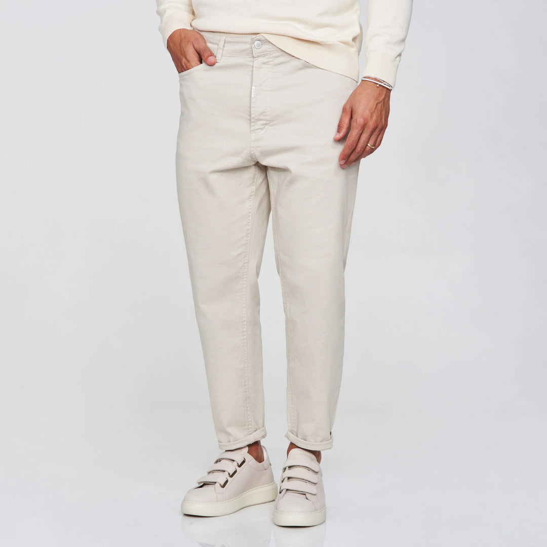 CALÇA RINGUE TAPERED BEGE ZOLF