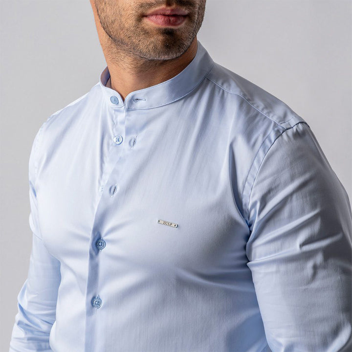 CAMISA GOLA MAO AZUL BEBÉ ZOLF