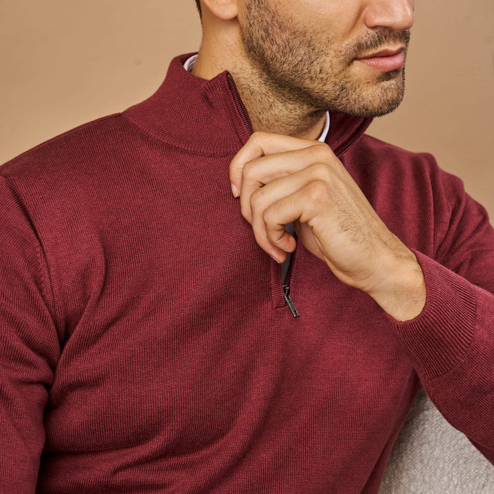 CAMISOLA LISA COM FECHO BORDEAUX ZOLF
