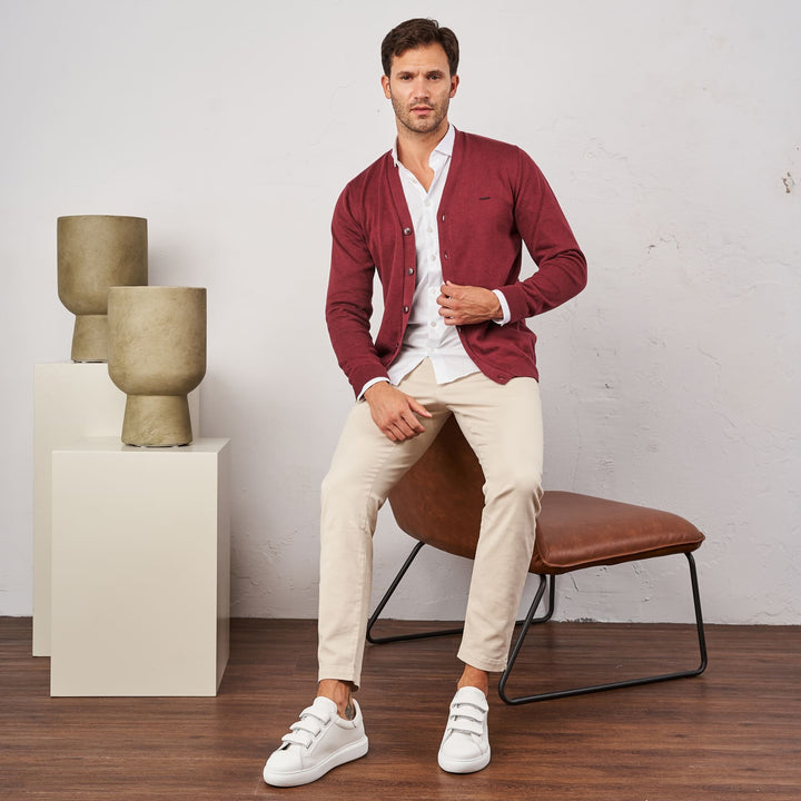 CARDIGAN COM BOTÕES BORDO ZOLF
