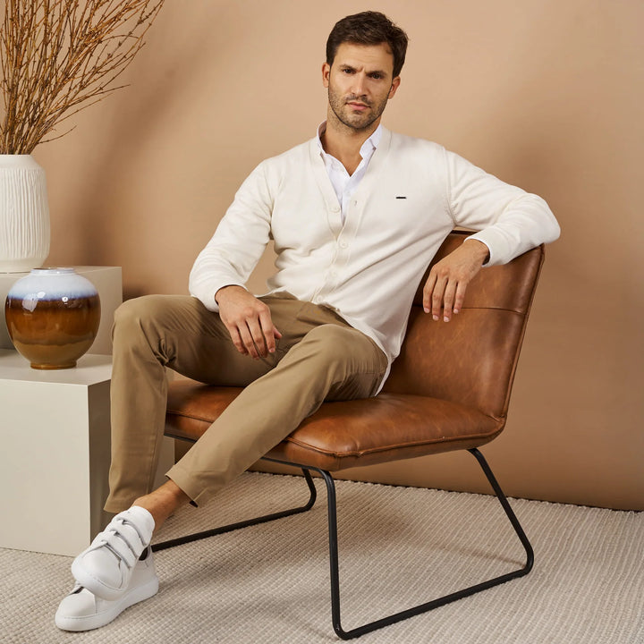 CARDIGAN COM BOTÕES CRU ZOLF