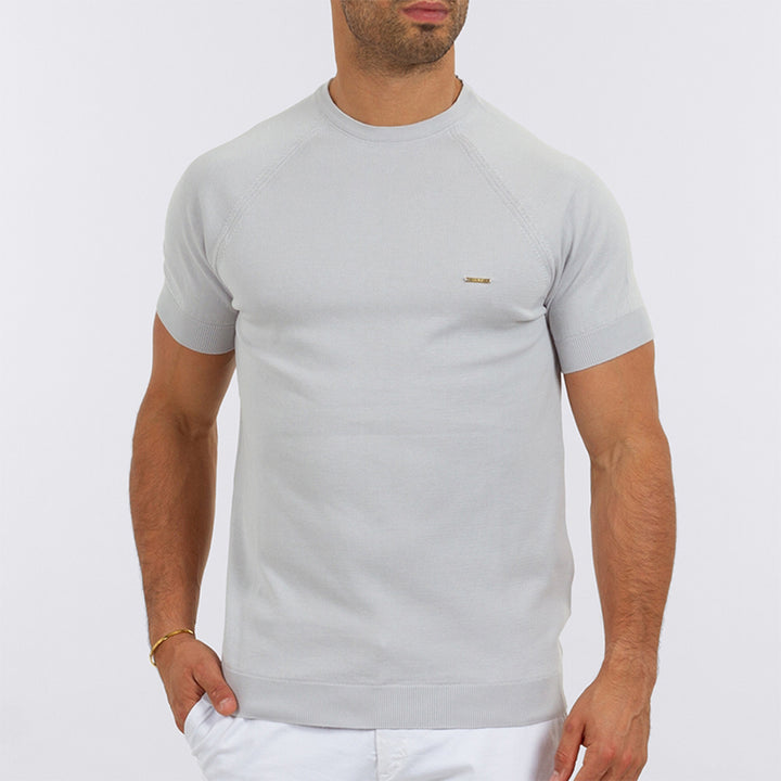 T-SHIRT TRICOT CINZENTA ZOLF