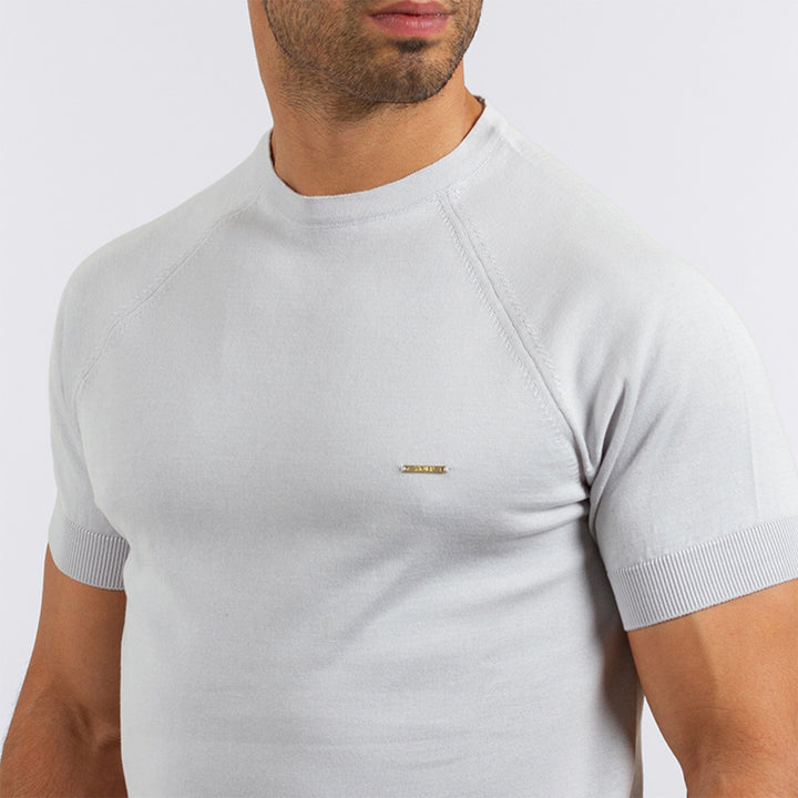 T-SHIRT TRICOT CINZENTA ZOLF
