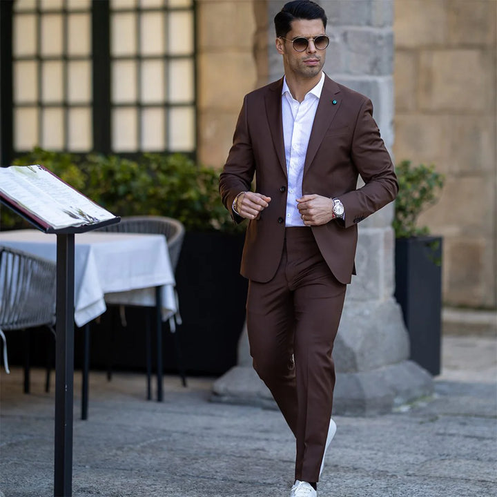 FATO CASTANHO SLIM FIT ZOLF