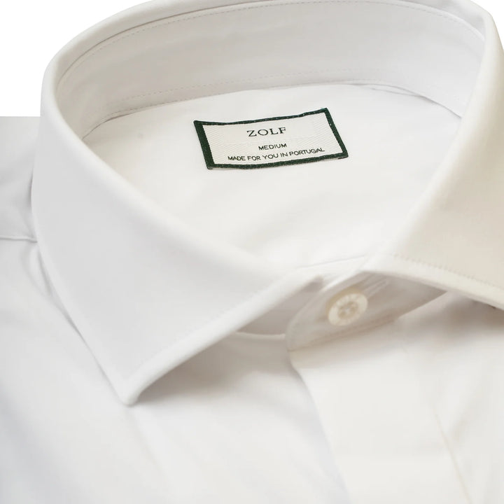 CAMISA CLÁSSICA GOLA ITALIANA SLIM FIT BRANCO ZOLF