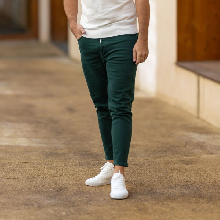 CALÇA RINGUE TAPERD VERDE ESCURO ZOLF