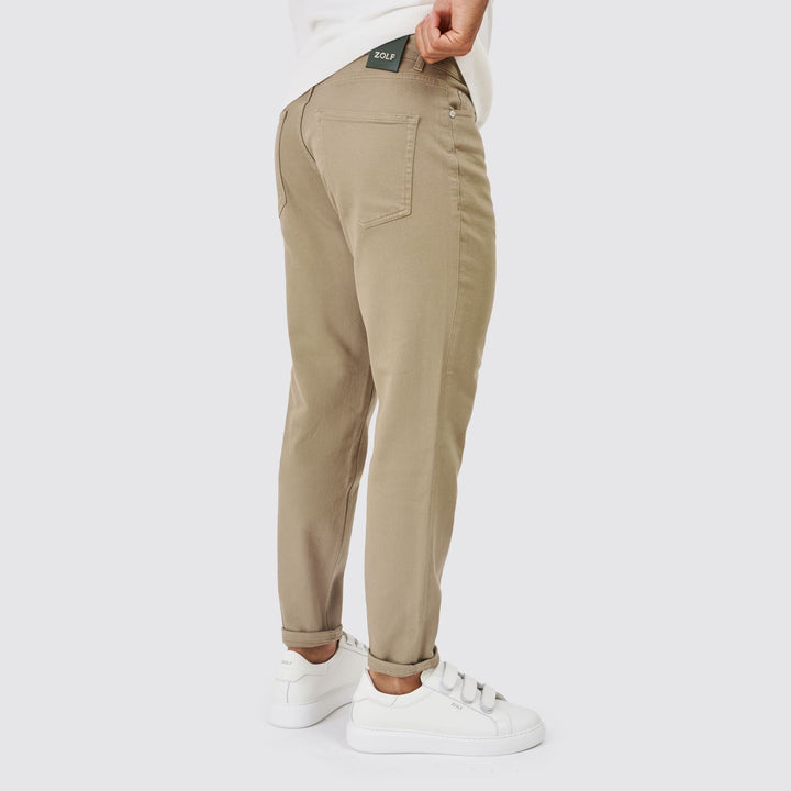 CALÇA RINGUE TAPERED TAUPE ZOLF