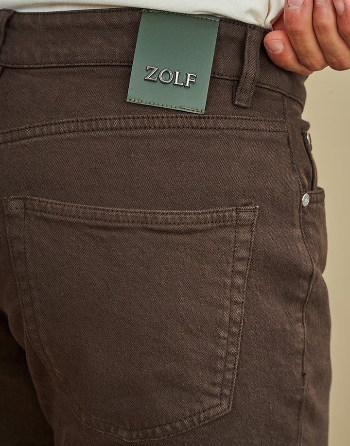 CALÇA RINGUE TAPERED CASTANHA ZOLF