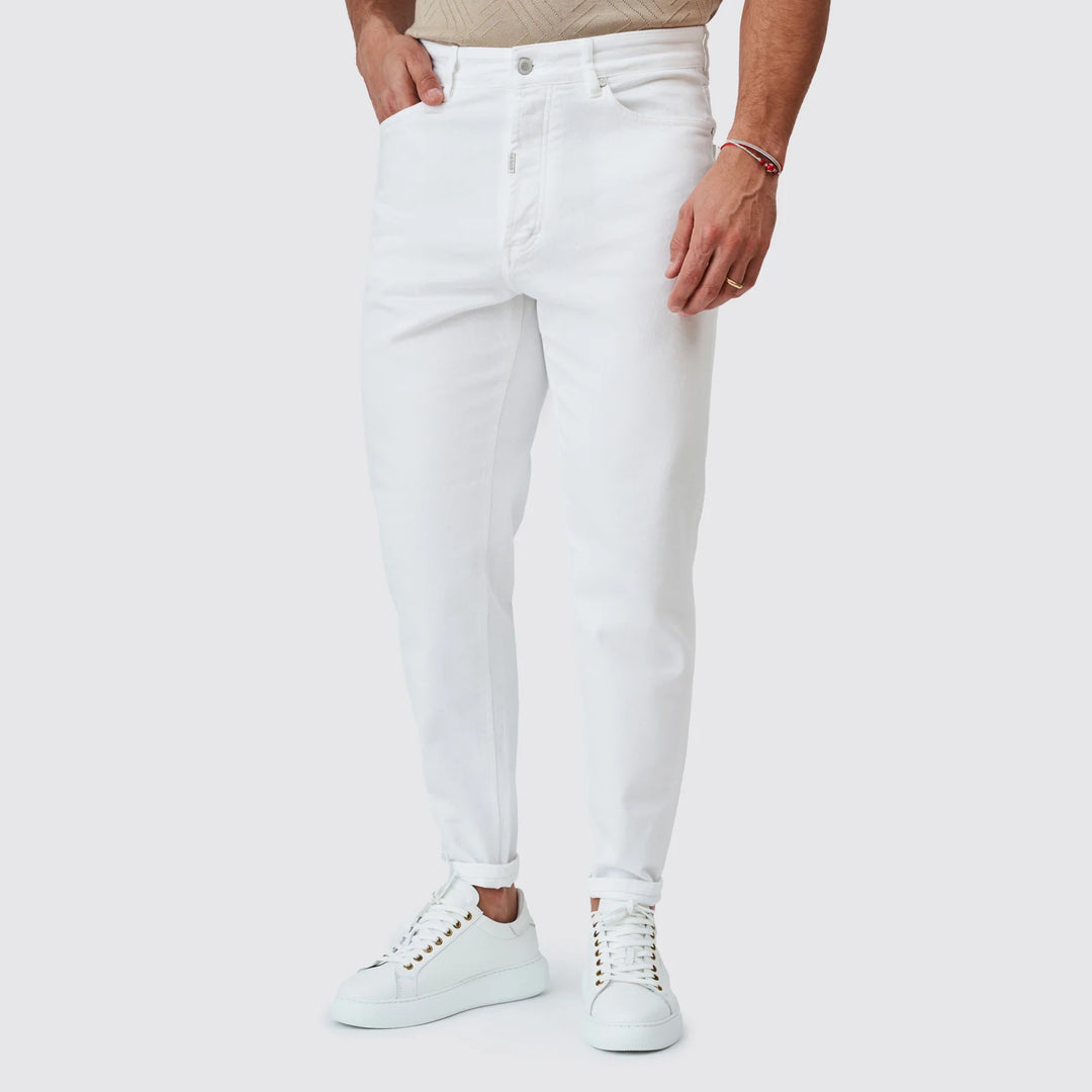 CALÇA RINGUE TAPERED BRANCA ZOLF
