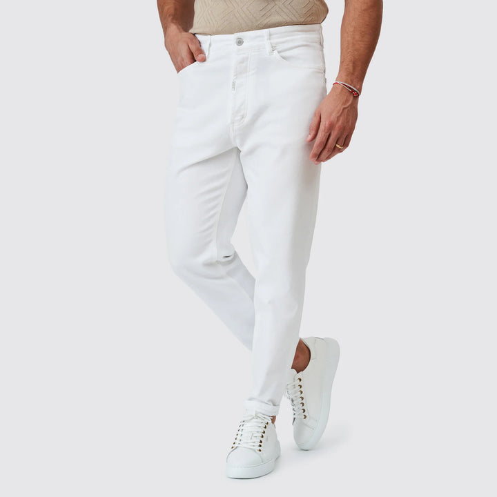CALÇA RINGUE TAPERED BRANCA ZOLF