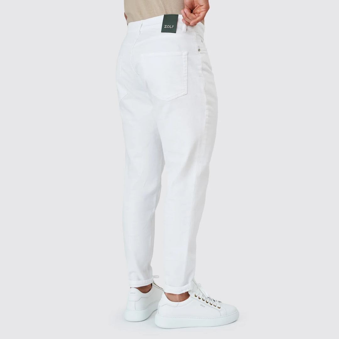 CALÇA RINGUE TAPERED BRANCA ZOLF