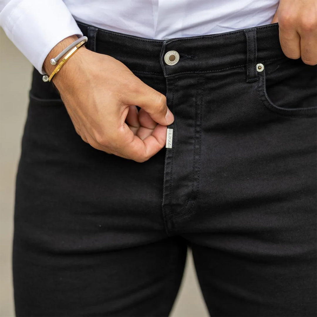 DENIM PRETA SLIM FIT ZOLF
