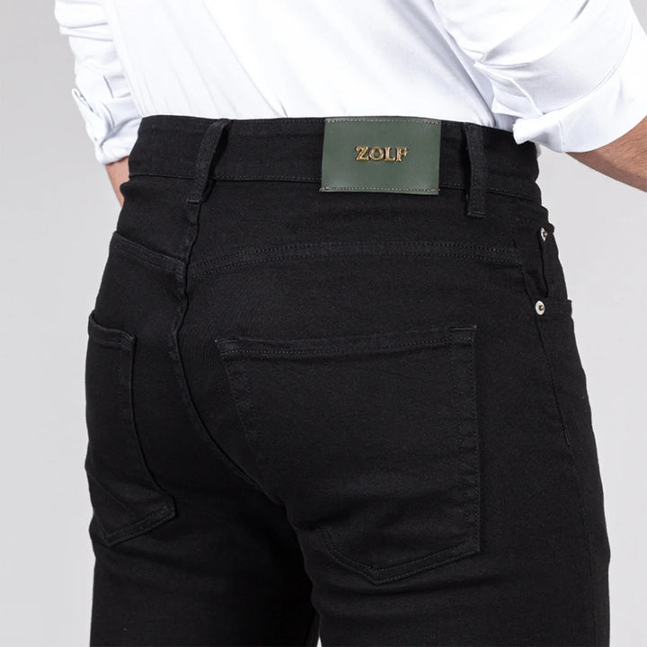 DENIM PRETA SLIM FIT ZOLF