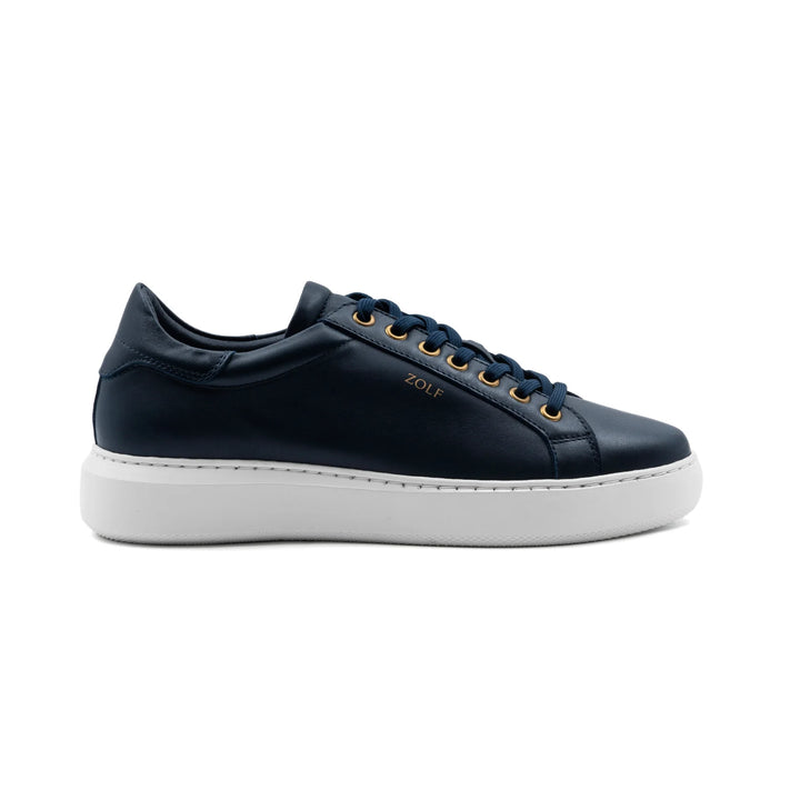 SAPATILHA AZUL MARINHO COM CORDÃO ZOLF