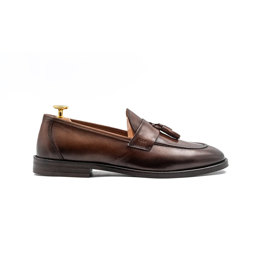 MOCASSIM CLÁSSICO COM POMPOM CAMEL ZOLF