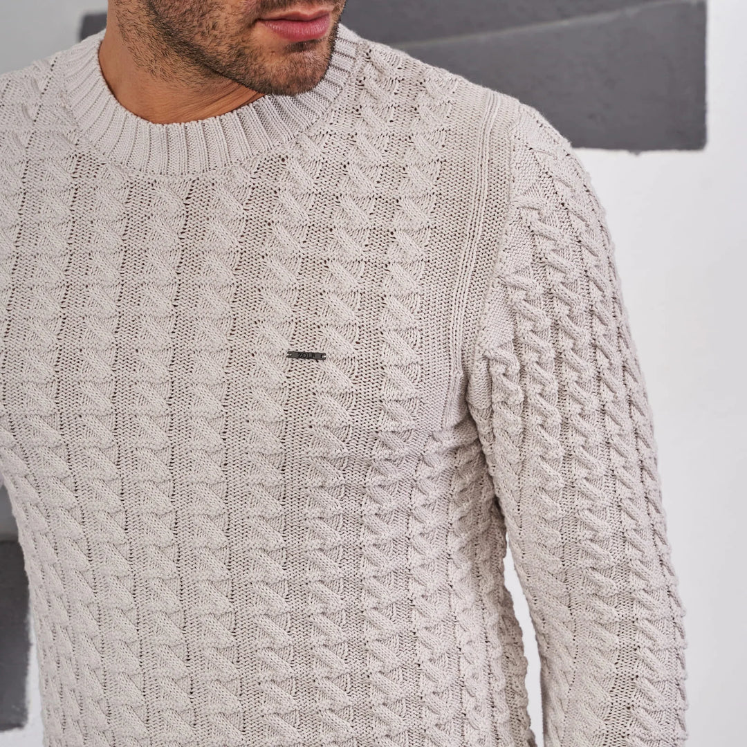 CAMISOLA TRICOT COM DETALHE CINZA CLARO ZOLF