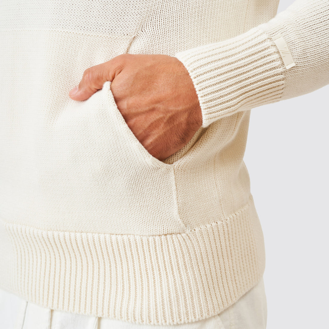 CAMISOLA TRICOT MEIA GOLA COM CAPUZ CRU ZOLF
