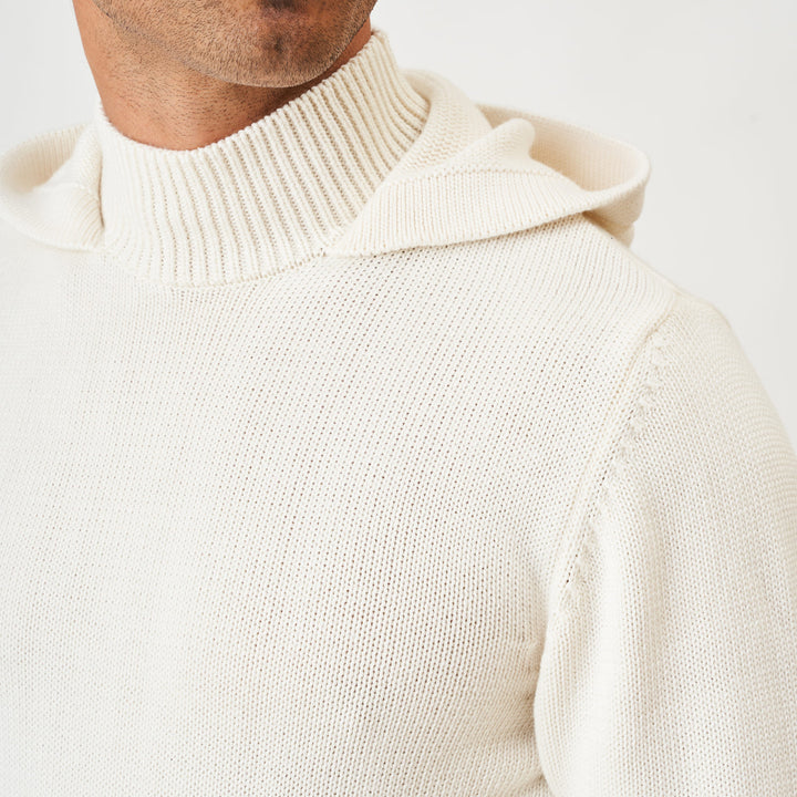 CAMISOLA TRICOT MEIA GOLA COM CAPUZ CRU ZOLF